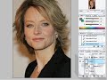 como cambiar el color del cabello photoshop