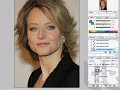 como cambiar el color del cabello photoshop