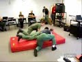 Cop screams like a pig in a taser test.