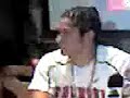 Javier Bertel y golla ,en rueda de prensa con Chino y Nacho