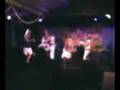 me and aimee on stage in aya napa haha