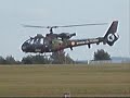 Tableau ALAT avec des hélicoptères  Puma & Gazelle - JPO 1er RHC 12 Septembre 2009 (vidéo 2)