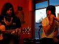 a kidnap in color acoustic show with flowers for dorian, once we were heroes, facing giants, dear noel, kris roe from the ataris at bean counters on 4/6/08.