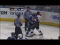Bill Guerin vs Evgeny Artyukhin Apr 7, 2009