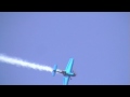 Out of competition aerobatics made by Juan Velarde in his Sukhoi Su-26 on the Copa Triangular de Vuelo Acrobatico's sunday.