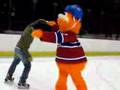 Youppi and Yannick....figure skating