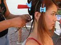 !Que velocidad para hacer las trenzas!
