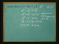 Algebra Homework Help - Hidden Quadratic