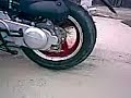 TCA Apatin burn-out with scooter TCA Apatin burn-out with scooter