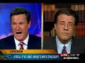 Bill lies and Attacks Reporter. (Reported by Scarborough!)