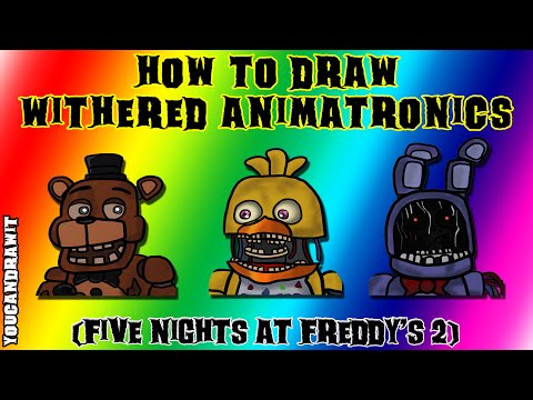 how to draw five nights at freddy's 2