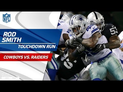 Video: Rod Smith's Strong Run Finishes Off TD Drive vs. Oakland! | Cowboys vs. Raiders | NFL Wk 15