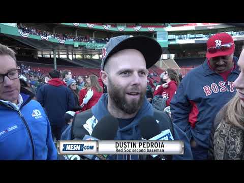 Video: Dustin Pedroia ahead of Red Sox 2018 World Series victory parade