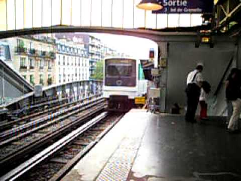 Bir Hakeim metro station in Paris.