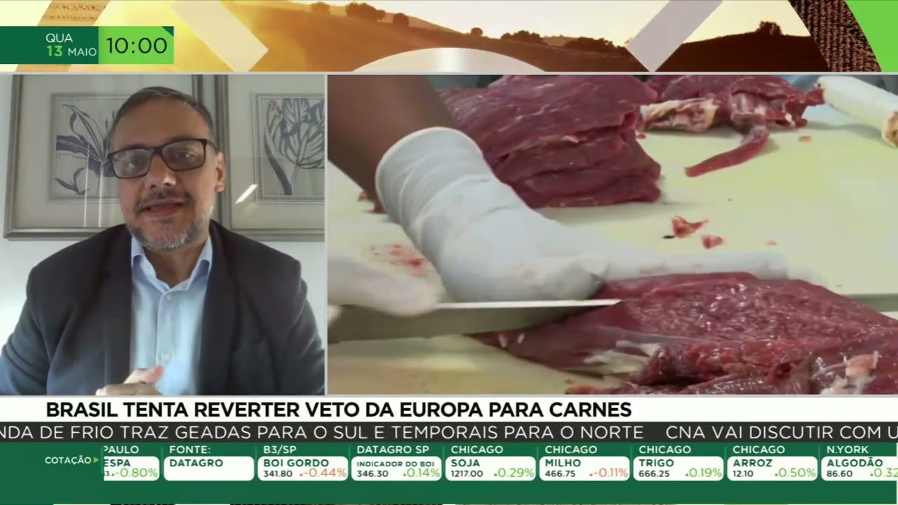 Brasil tenta reverter veto da Europa para carnes