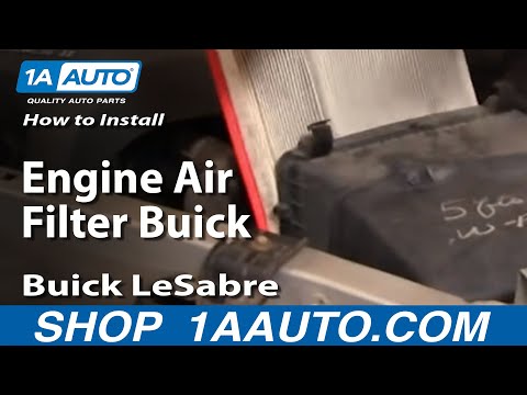 How To Install Replace Engine Air Filter Buick LeSabre 00-05 1AAuto.com