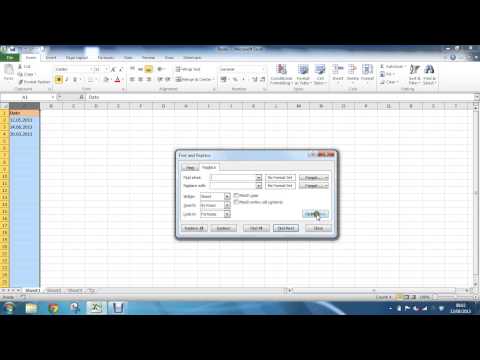 how to change date format in excel