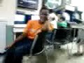 Lady Sleeping in Dr. Farabee office