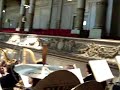richard wagner, symphonisches orchester z�rich (rehearsal), french horn behind the bass section, off stage for solo. great bass clarinet. tonhalle in z�rich, switzerland
