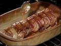 Roast Pork Loin with Bacon and Brown Sugar Glaze