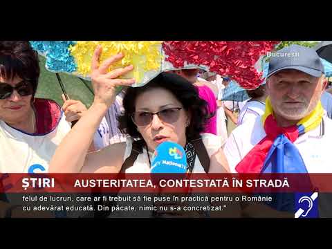 Austeritatea, contestată în stradă