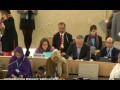 Anne Herzberg, at the UN Human Rights Council, on Arab Women's Rights