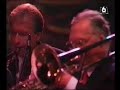 gerry mulligan, art farmer, lee konitz), the tentet also included rob mcconnell on valve trombone, mike mossman (who took some pointed solos) on trumpet, ken soderblum on saxophone and clarinet, bob routch on french horn, ted rosenthal on piano, dean johnson on bass and ron vincent on drums