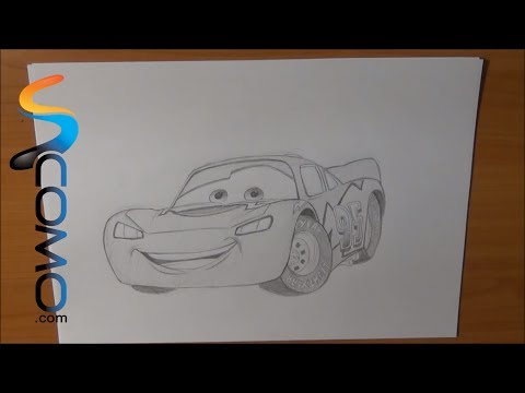 how to draw mcqueen