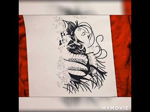 video-linktoworks-how to draw lord shiva angry face. bholenath drawing ...
