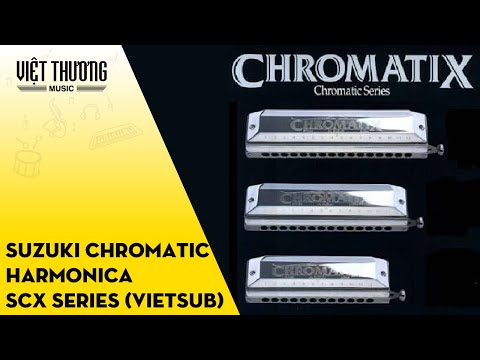 Suzuki Chromatic harmonica SCX series