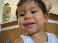 very funny bebe super chistosa imitando al papa como romca jajaja