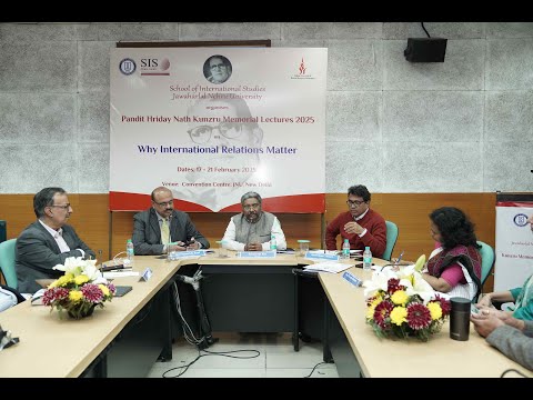 Session - "Indian Roots of American Enlightenment" at Pt. Hriday Nath Kunzru Memorial Lectures 2025