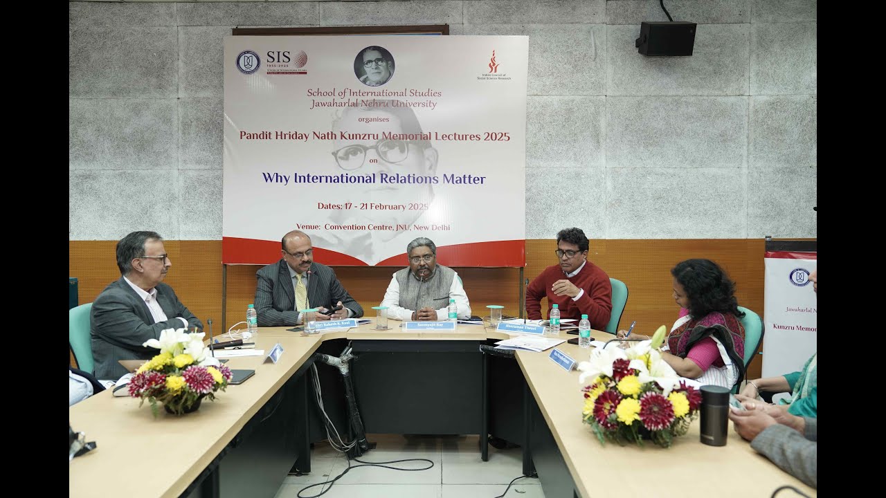 Session - "Indian Roots of American Enlightenment" at Pt. Hriday Nath Kunzru Memorial Lectures 2025