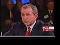 excerpts of gw in a debate w/ john mccain and alan keyes, prior to the republican primary election in 2000.
