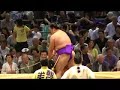 A yokozuna loses in sumo