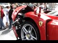 Wrecked Ferrari Enzo