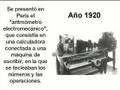 Familiarización con las TIC Breve Historia de la Computación