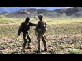 Hand grenades with Afghan soldiers
