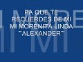 SLIDE SHO FOR MI MORENITA -- AVENTURA -- LA NOVELITA