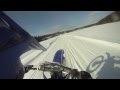 Yz 250 - Fifth gear wheelies and drifting on a icetrack. GoProHD