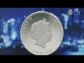 BIG CITY LIGHT NEW YORK SILVER 2022 $5 1 oz Pure Silver Smartminting Coin - Cook Islands - Coin Invest Trust