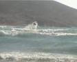 Windsurf jump, Prassonissi, Rhodes, Greece
