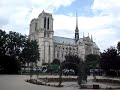 The bells of Notre Dame from Viviani Square, Paris