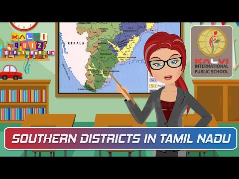 Kalvi Quiz Kindergarten - Episode 18 - Districts in Tamilnadu