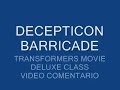Transformers Barricade Video Comentario en Español