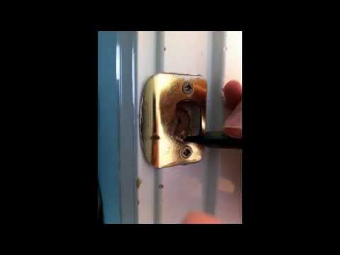 how to adjust door so it latches