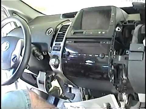 How to Remove Radio / CD Changer / Control Display  from Toyota Prius for Repair