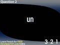 Learn French - French Video Vocabulary Newbie series #5