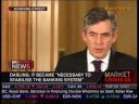 joey jones of sky news nails gordon brown at a press conference and pm admits to a new spanking system.