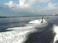 Bernie wakeboards again